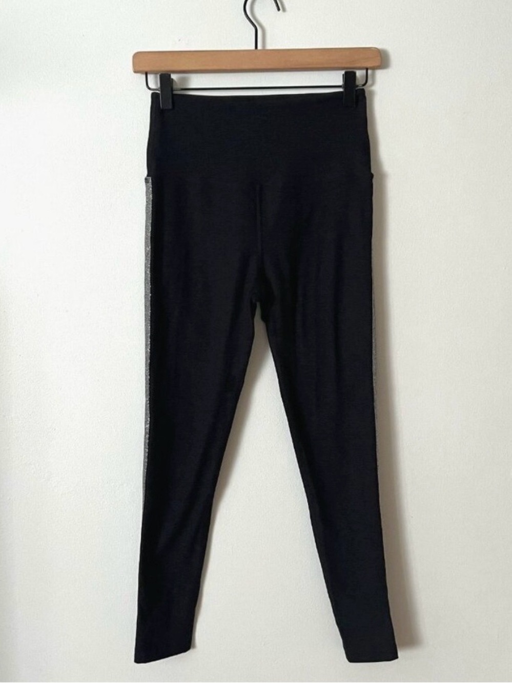 Beyond Yoga Spacedye High Rise Metallic Side Stripe Leggings Women's Size Medium